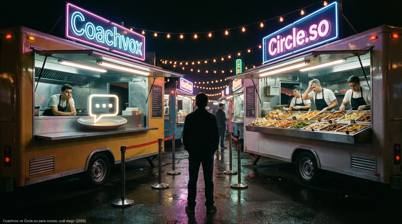 Coachvox vs Circle.so para cursos: cuál elegir (2026)